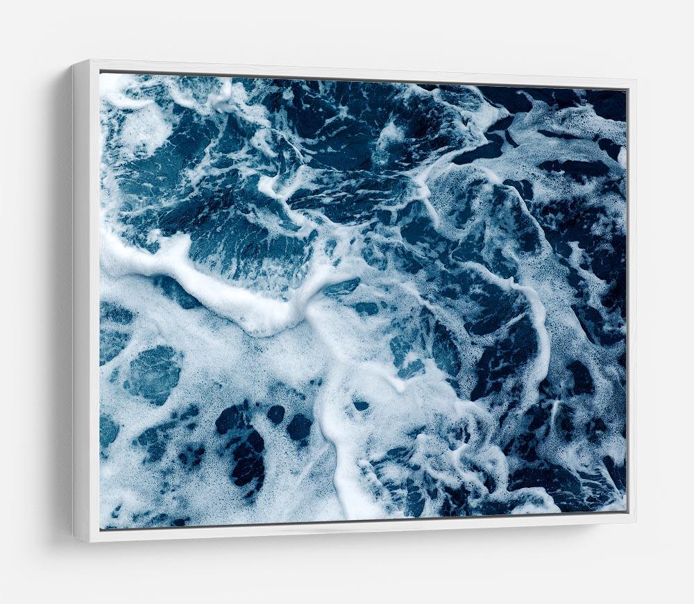 High Angle View Of Rippled Water HD Metal Print