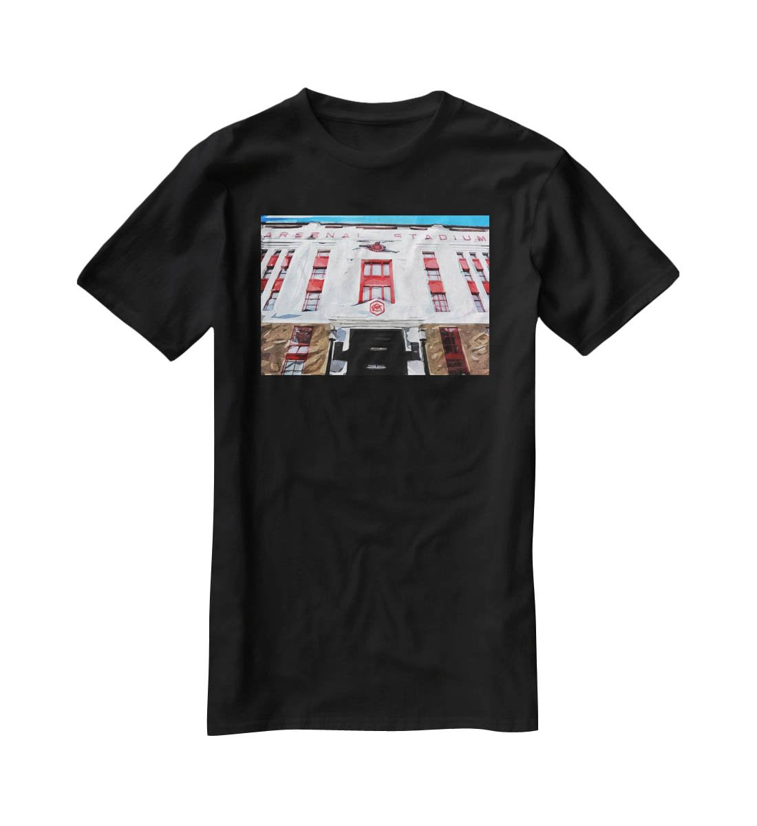 Highbury Stadium T-Shirt - Canvas Art Rocks - 1