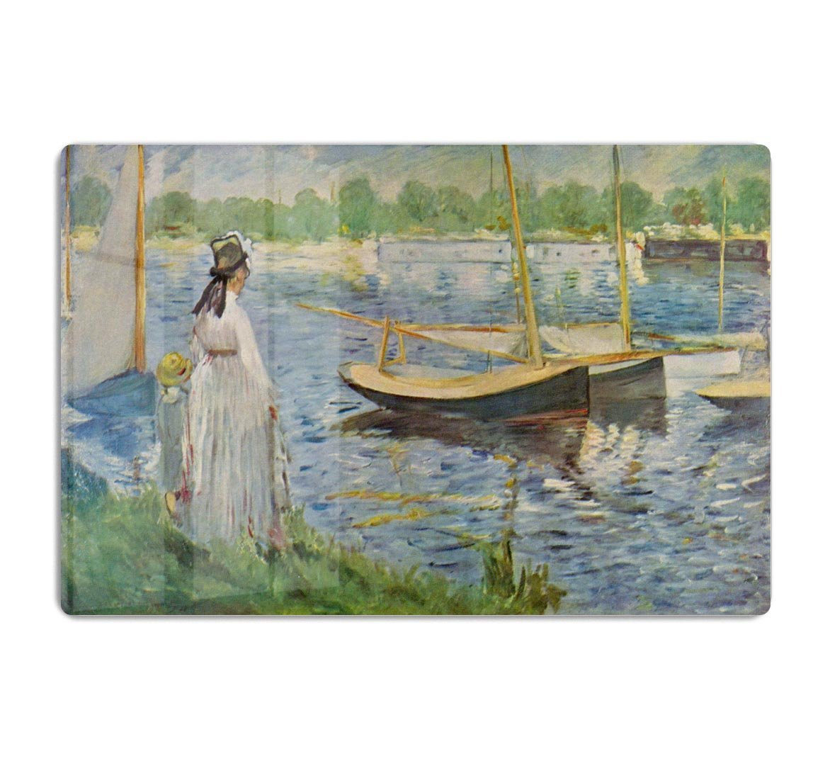 His embankment at Argenteuil by Manet HD Metal Print
