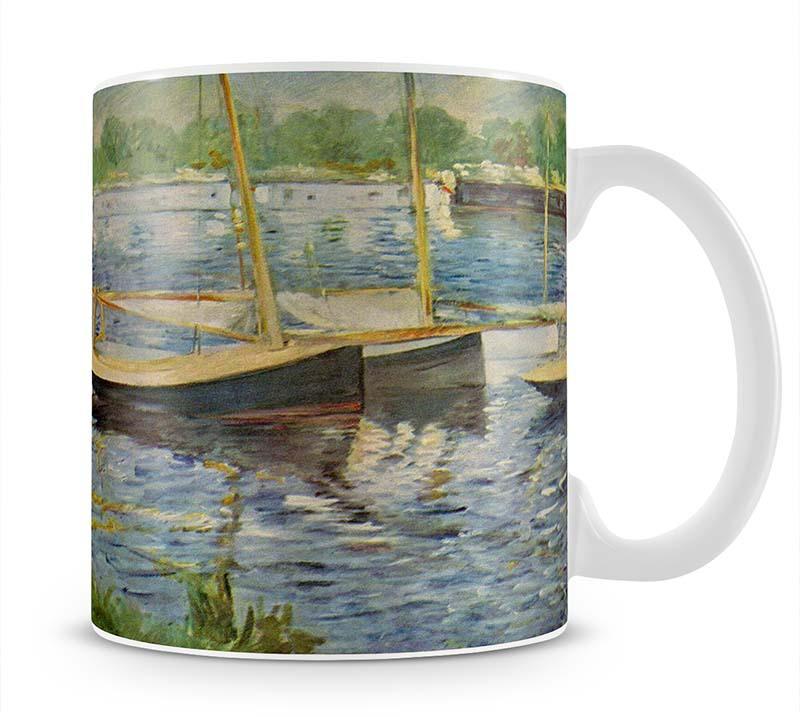 His embankment at Argenteuil by Manet Mug - Canvas Art Rocks - 1