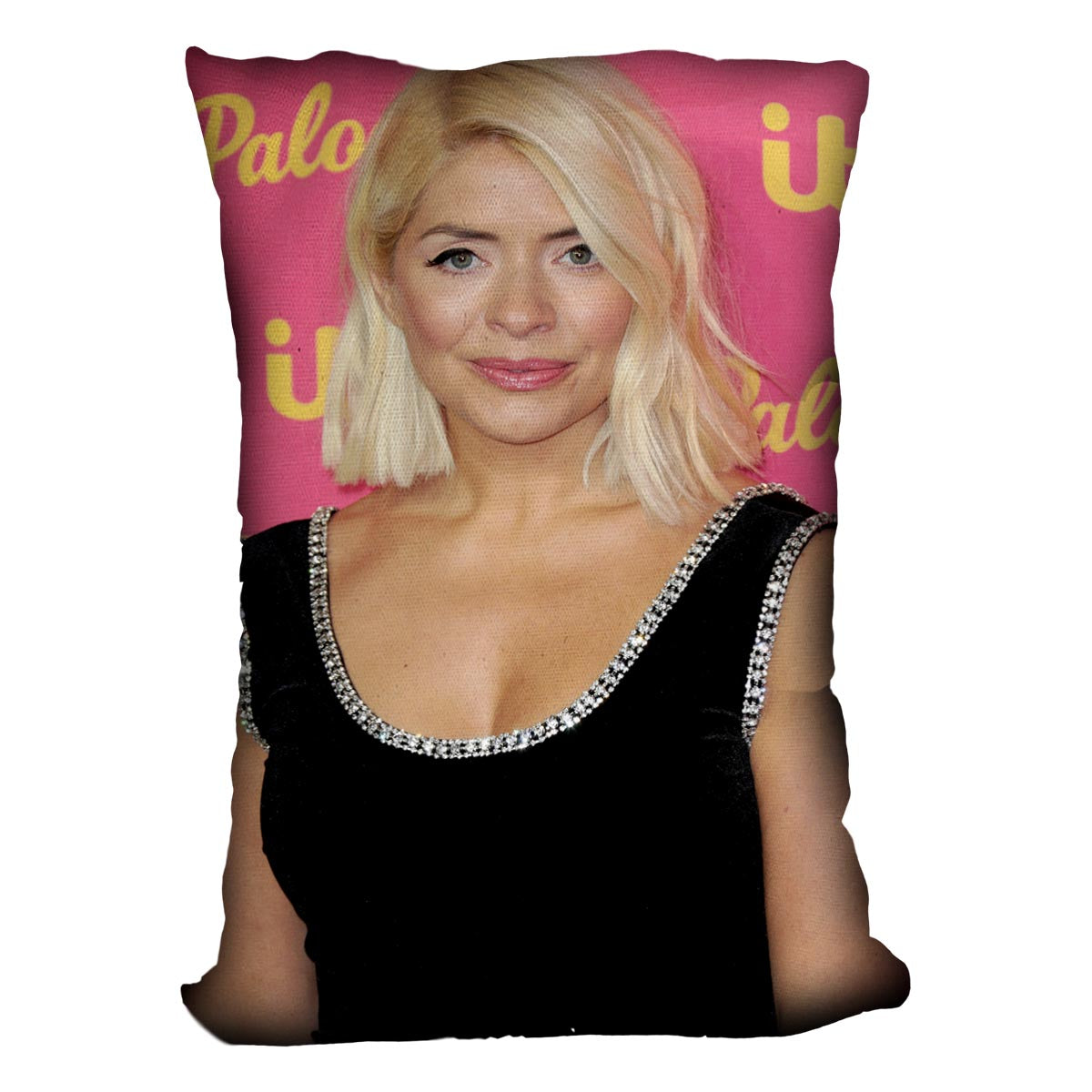 Holly Willoughby Cushion - Canvas Art Rocks - 4