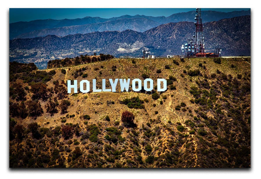 Hollywood Sign Print - Canvas Art Rocks - 1