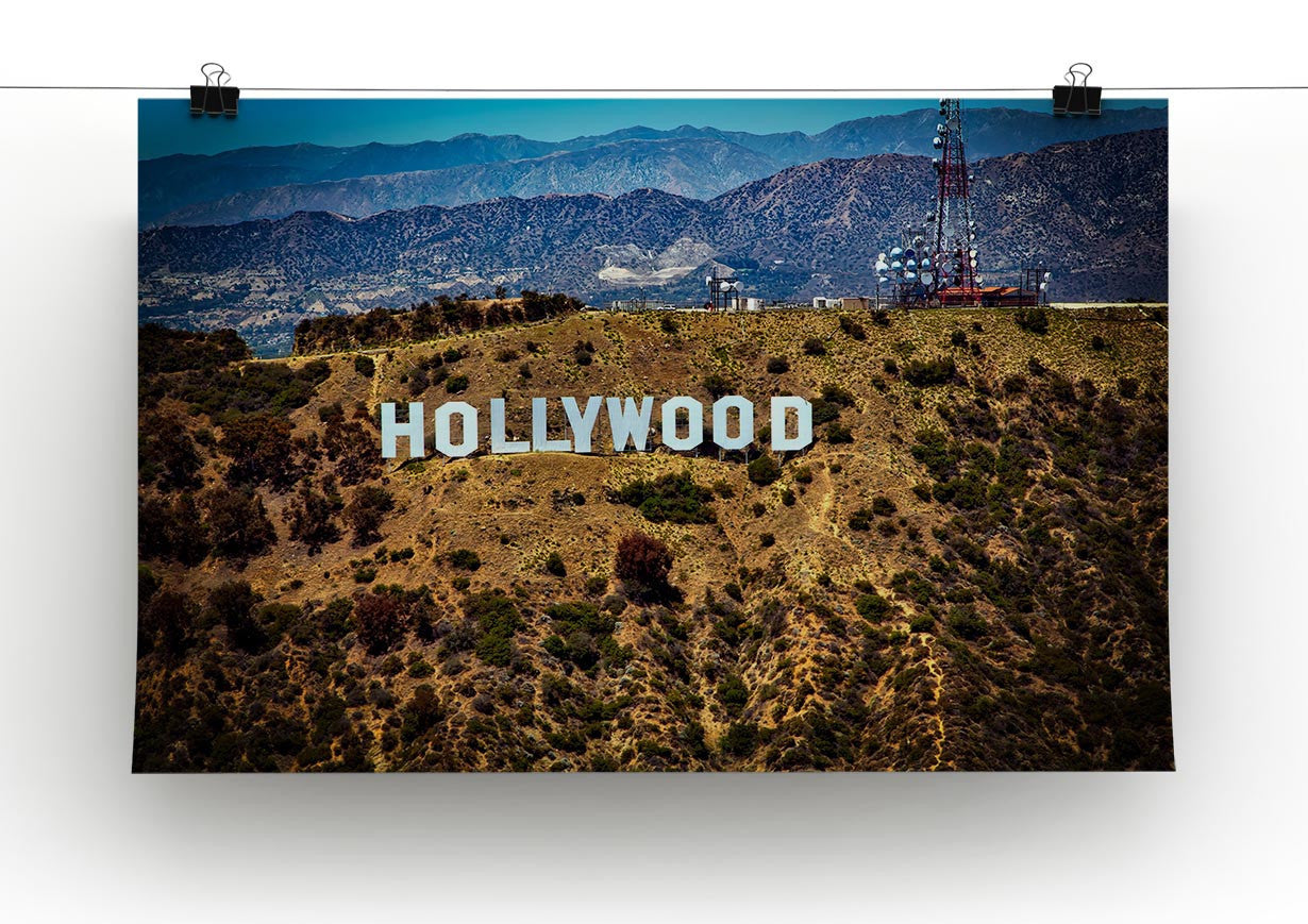 Hollywood Sign Print - Canvas Art Rocks - 2