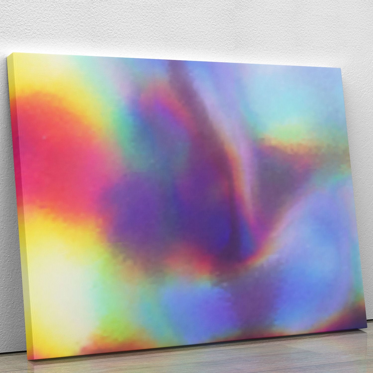 Holographic texture Canvas Print or Poster