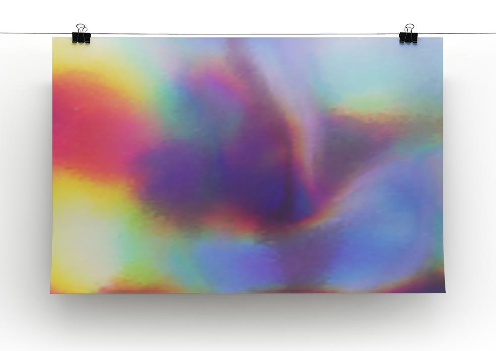 Holographic texture Canvas Print or Poster - Canvas Art Rocks - 2