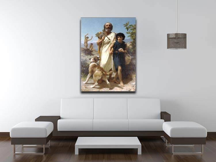 Homer and his Guide 1874 By Bouguereau Canvas Print or Poster - Canvas Art Rocks - 4