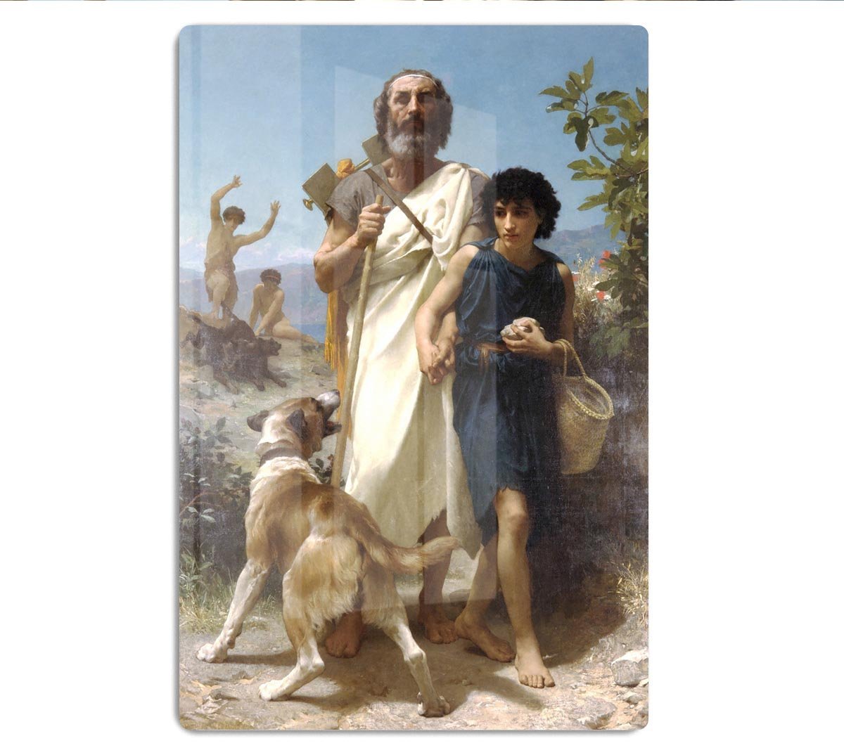 Homer and his Guide 1874 By Bouguereau HD Metal Print