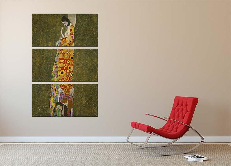 Hope II by Klimt 3 Split Panel Canvas Print - Canvas Art Rocks - 2