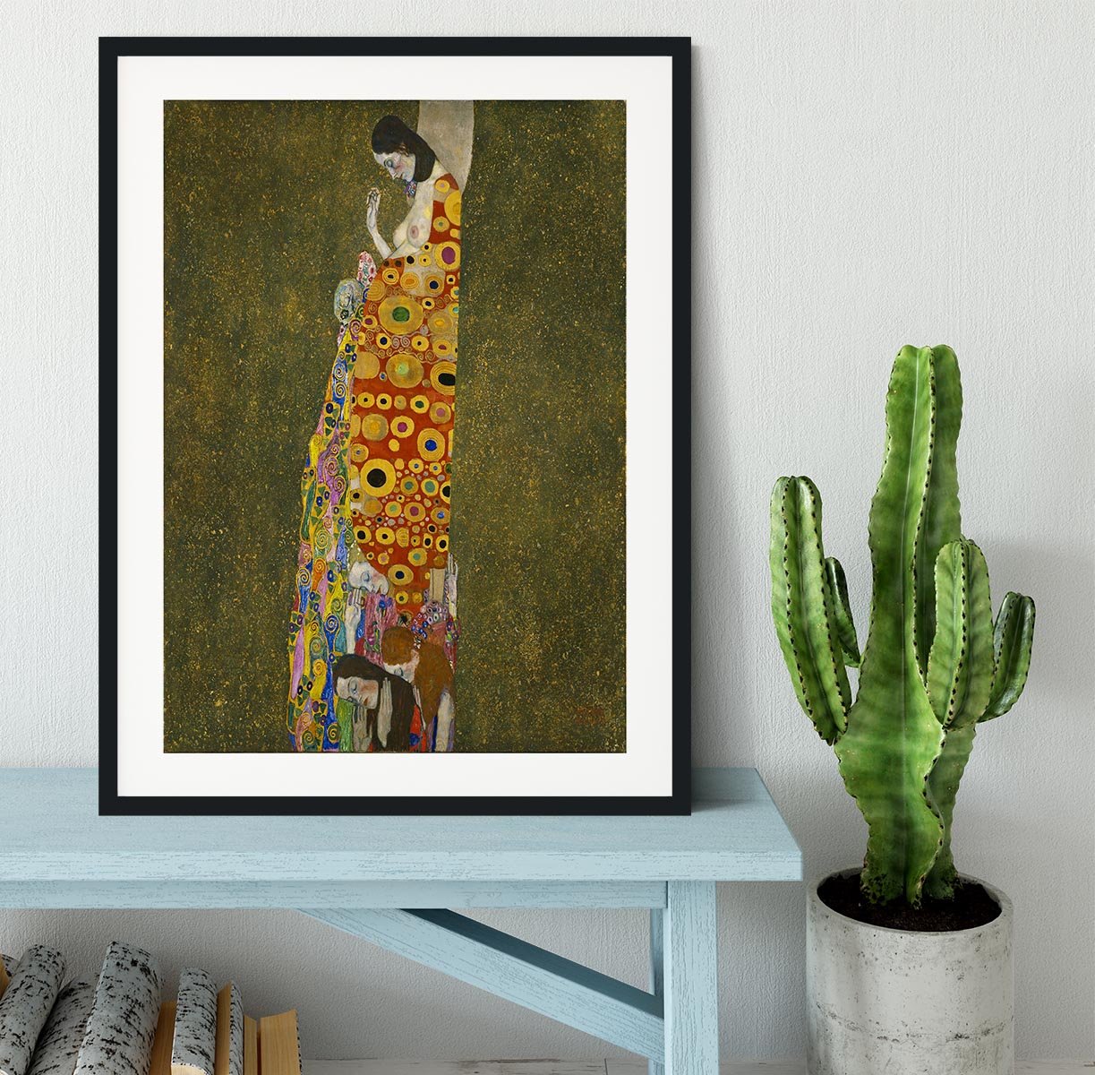 Hope II by Klimt Framed Print - Canvas Art Rocks - 1