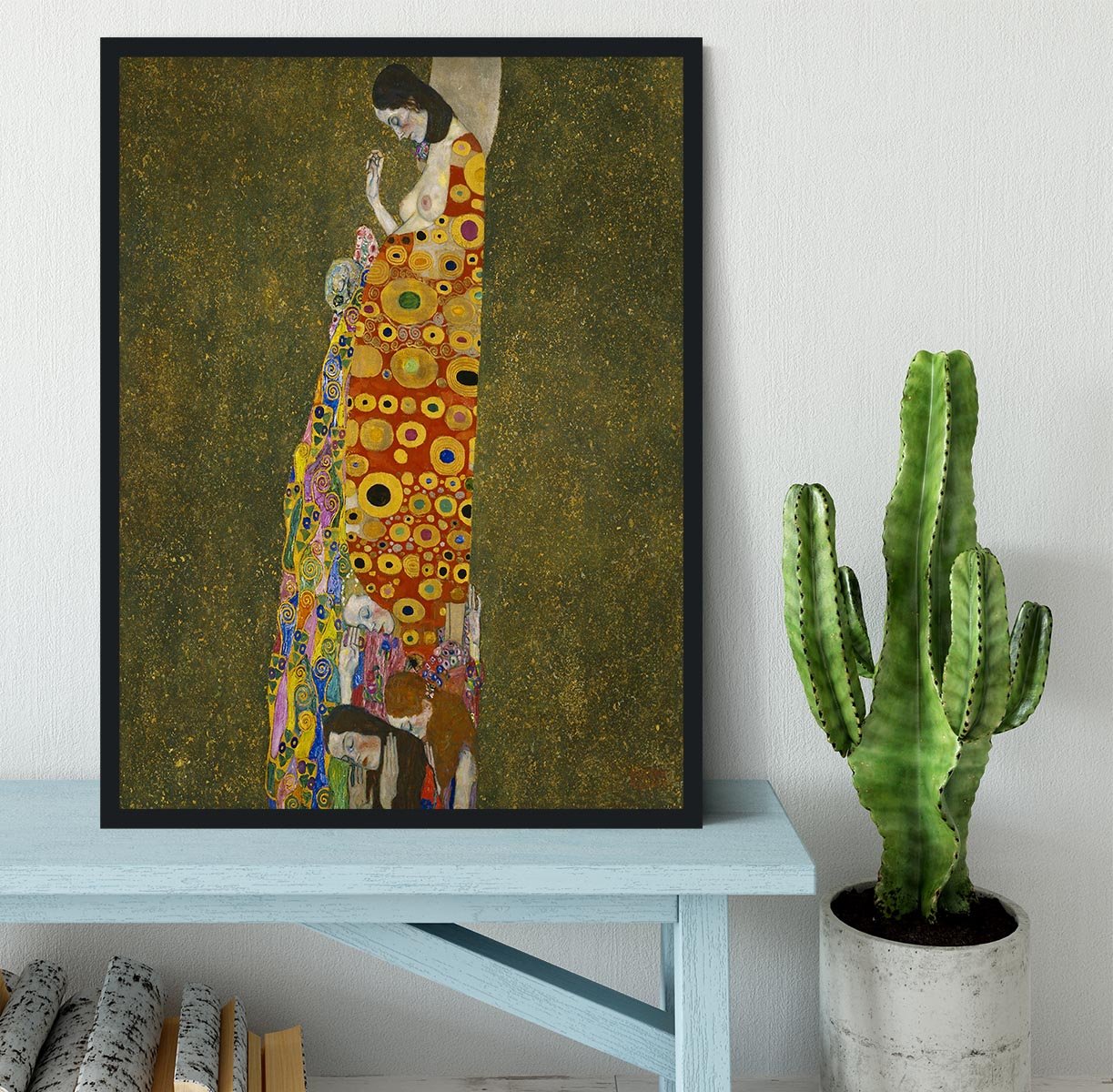 Hope II by Klimt Framed Print - Canvas Art Rocks - 2