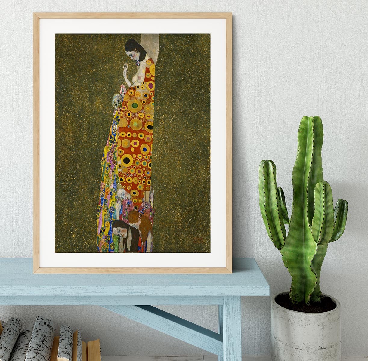 Hope II by Klimt Framed Print - Canvas Art Rocks - 3