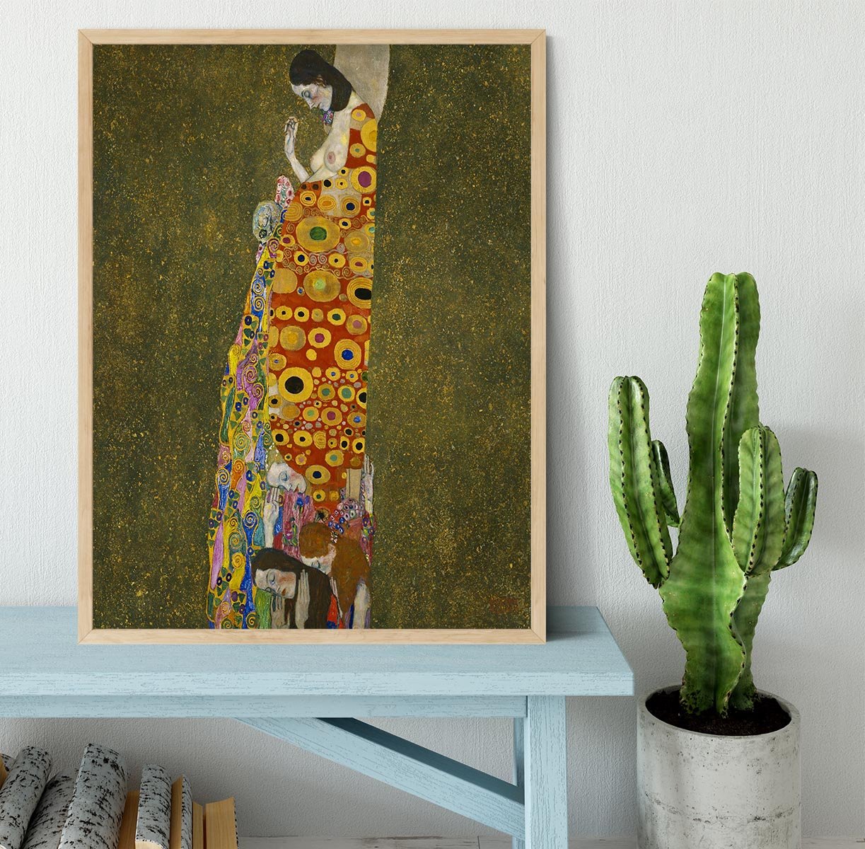 Hope II by Klimt Framed Print - Canvas Art Rocks - 4