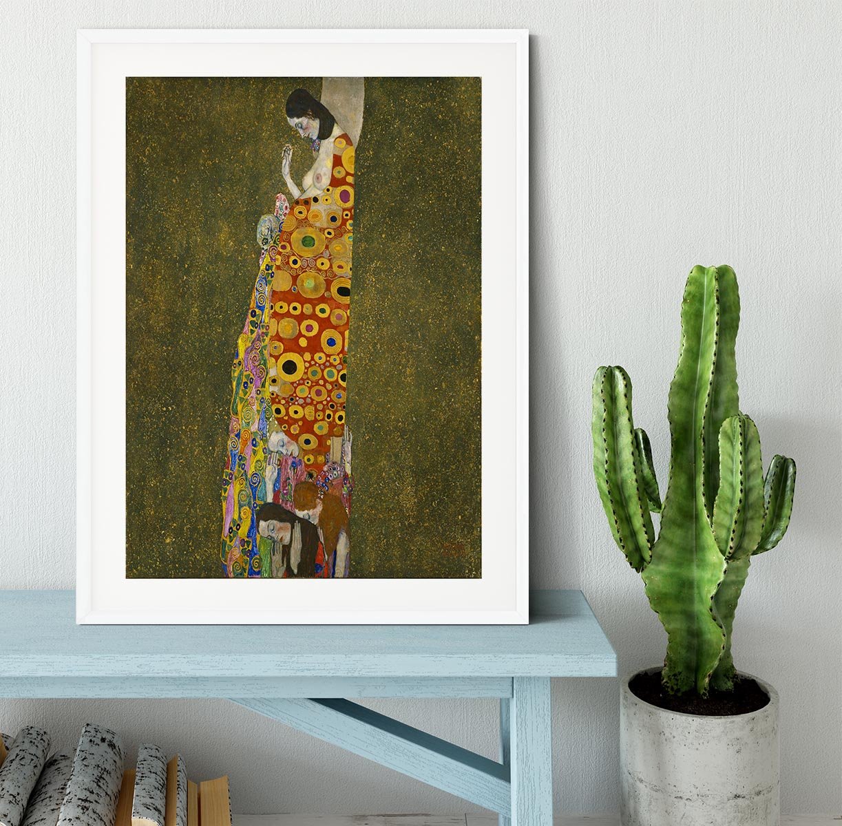 Hope II by Klimt Framed Print - Canvas Art Rocks - 5