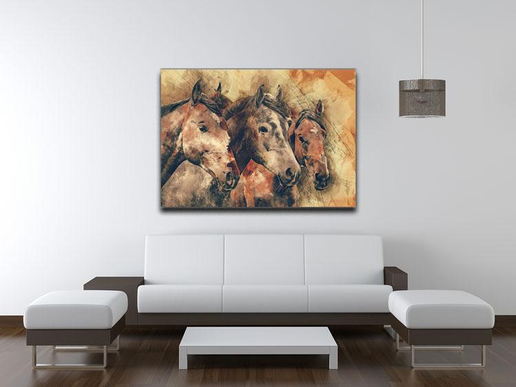 Horse Painting Canvas Print or Poster - Canvas Art Rocks - 4
