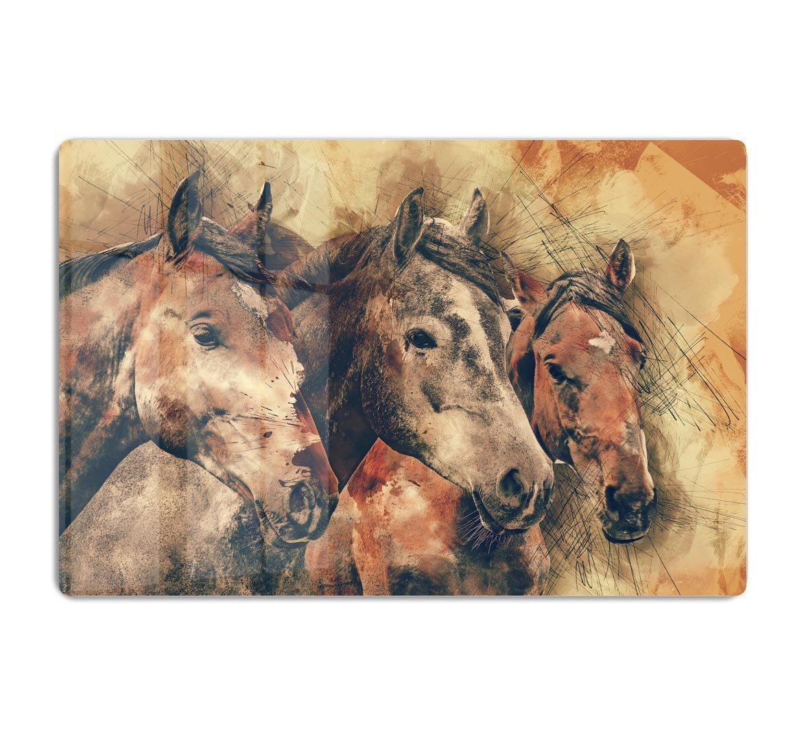 Horse Painting HD Metal Print