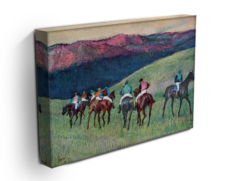 Horse racing The training by Degas Canvas Print or Poster - Canvas Art Rocks - 3