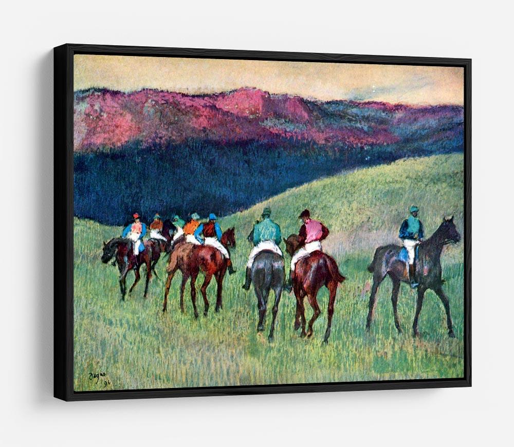 Horse racing The training by Degas HD Metal Print - Canvas Art Rocks - 6