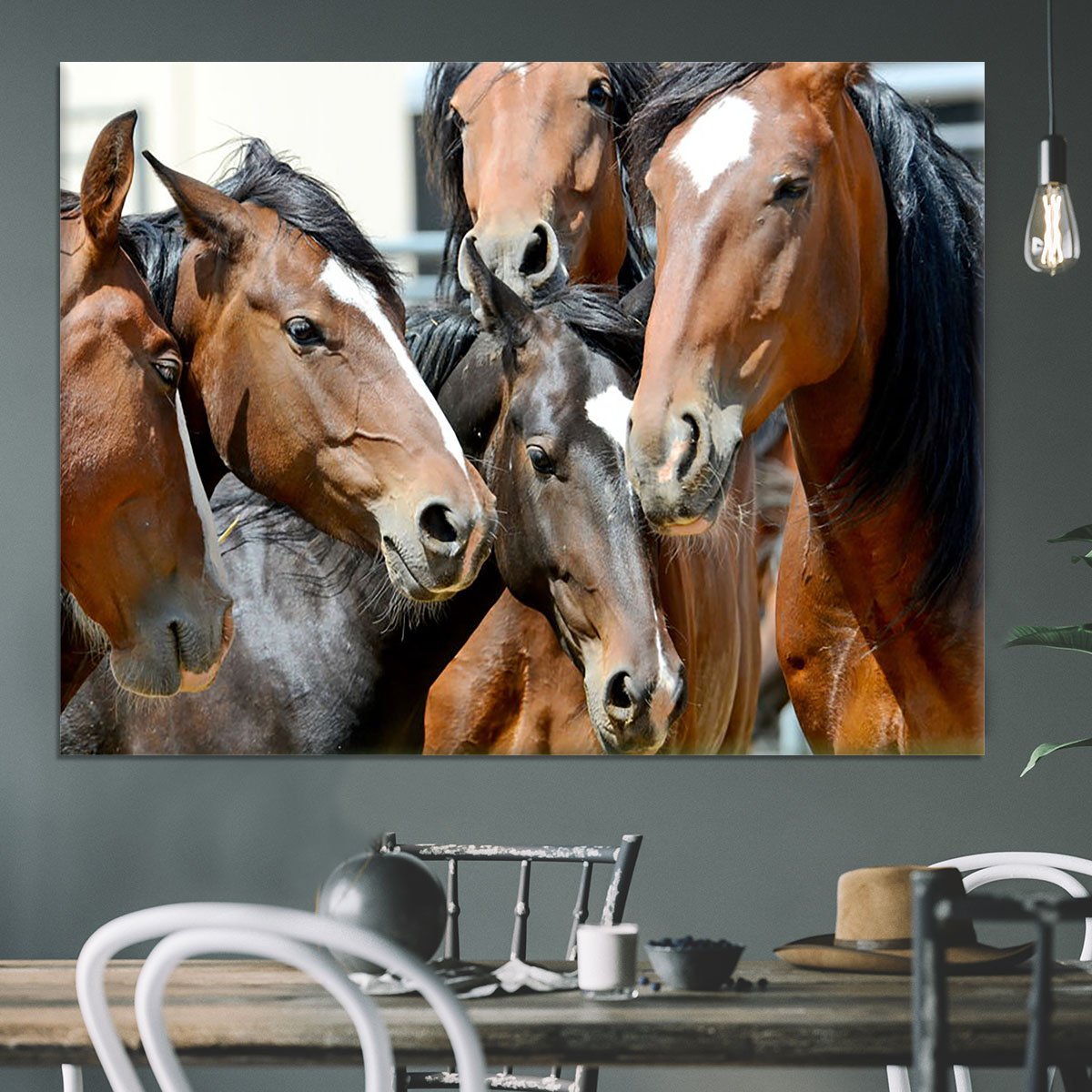 Horses Canvas Print or Poster