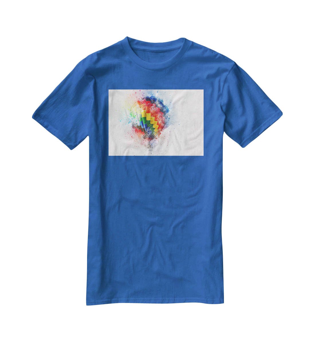 Hot Air Ballon Splash T-Shirt - Canvas Art Rocks - 2
