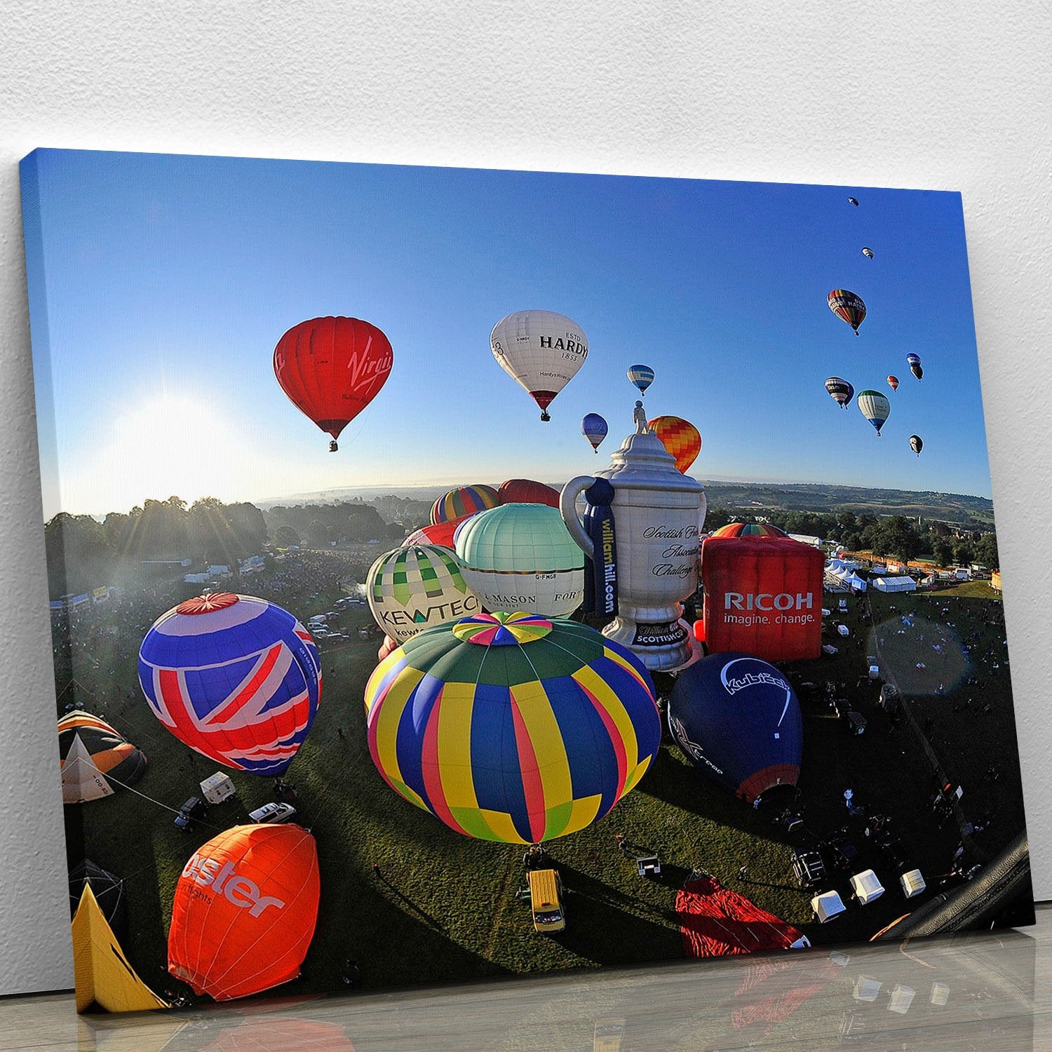 Hot Air Balloons Bristol Canvas Print or Poster