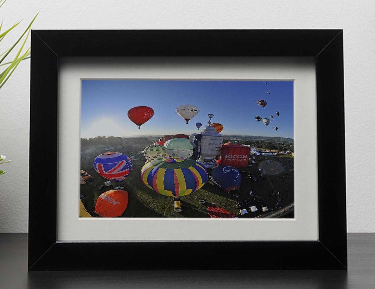Hot Air Balloons Bristol Framed Print - Canvas Art Rocks - 1
