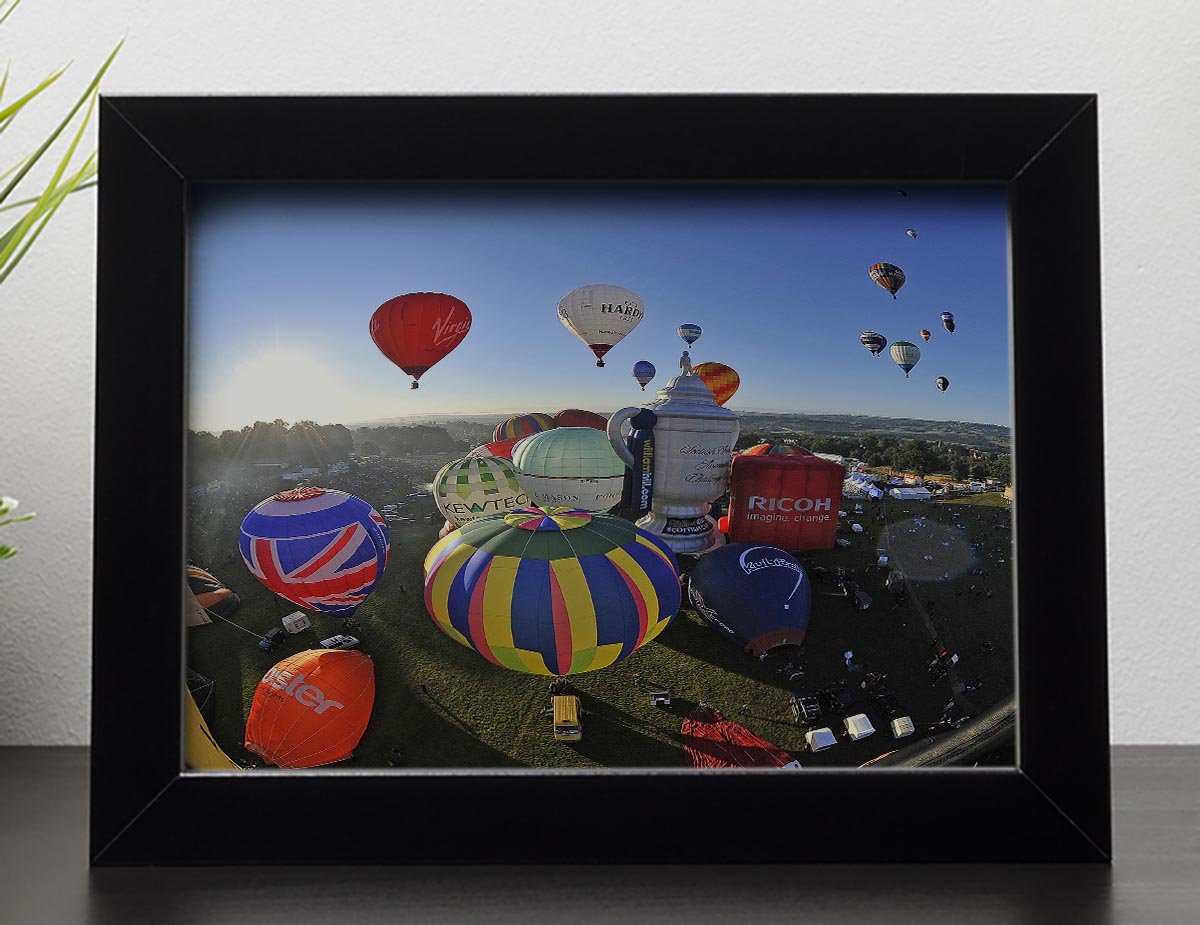 Hot Air Balloons Bristol Framed Print - Canvas Art Rocks - 2