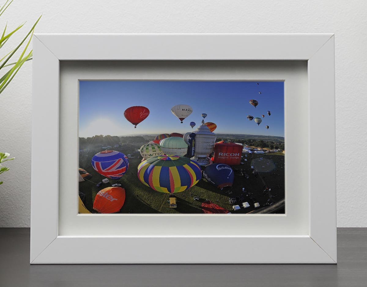 Hot Air Balloons Bristol Framed Print - Canvas Art Rocks - 3