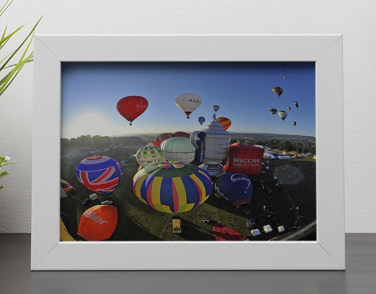 Hot Air Balloons Bristol Framed Print - Canvas Art Rocks - 4