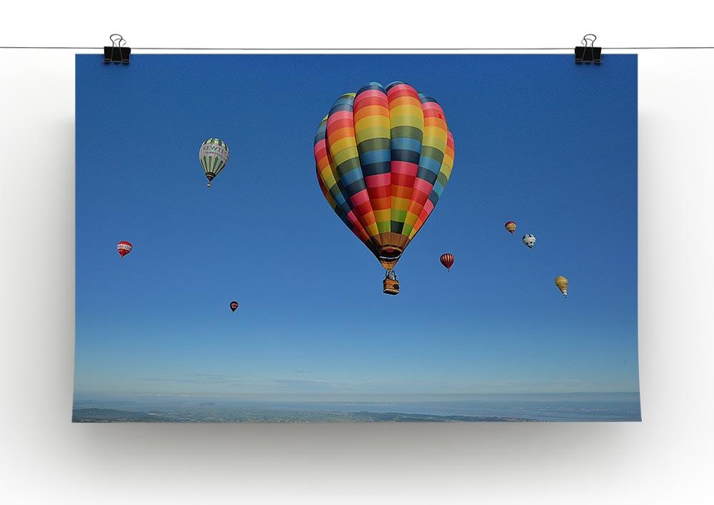 Hot Air Balloons in the sky Canvas Print or Poster - Canvas Art Rocks - 2