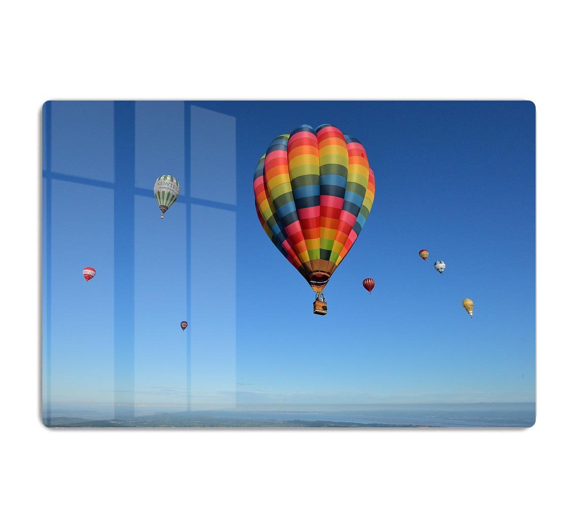 Hot Air Balloons in the sky HD Metal Print - Canvas Art Rocks - 1