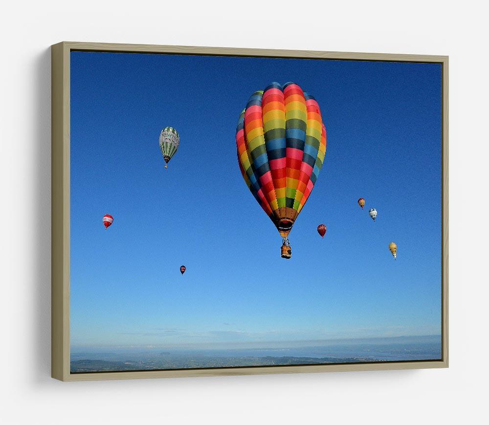 Hot Air Balloons in the sky HD Metal Print - Canvas Art Rocks - 8