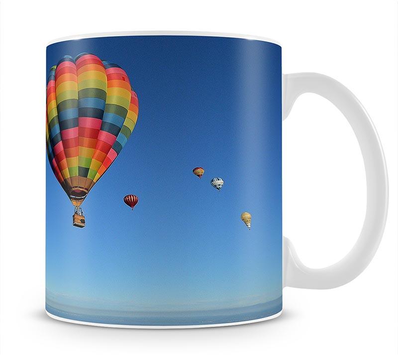 Hot Air Balloons in the sky Mug - Canvas Art Rocks - 1