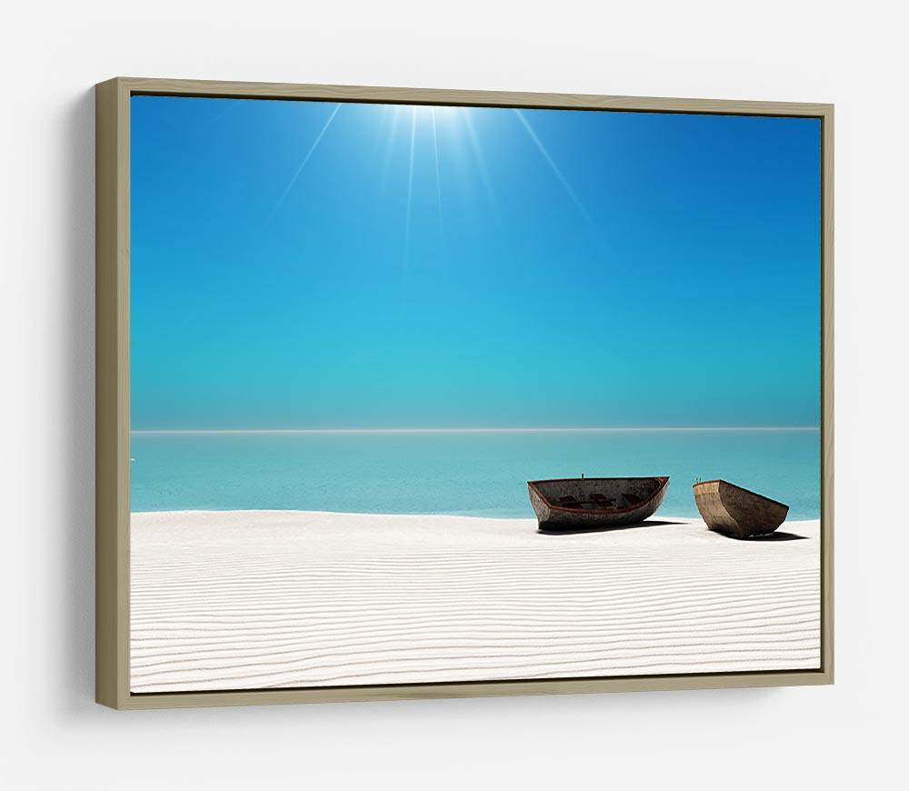 Hot Sun on White Sand HD Metal Print - Canvas Art Rocks - 8