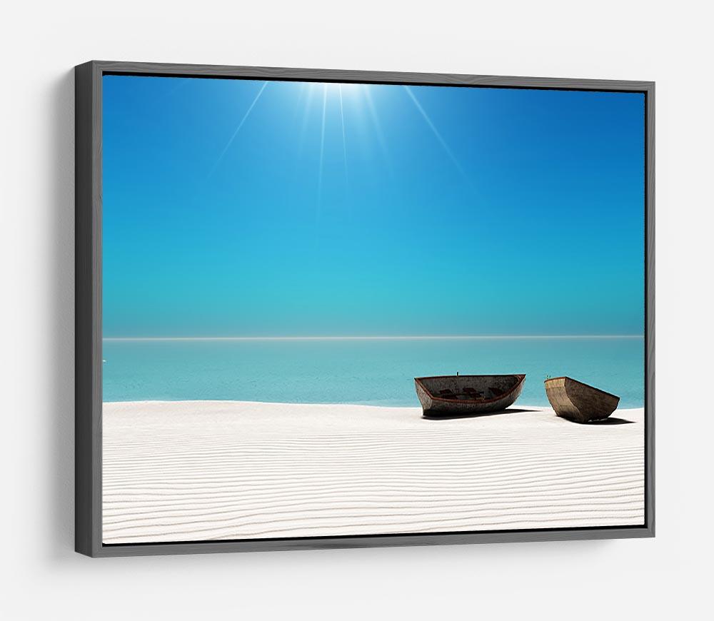 Hot Sun on White Sand HD Metal Print - Canvas Art Rocks - 9
