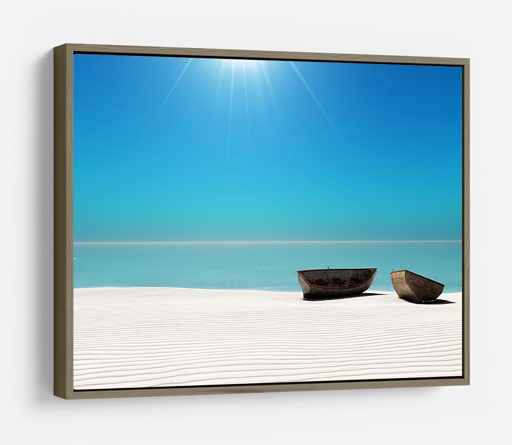 Hot Sun on White Sand HD Metal Print - Canvas Art Rocks - 10