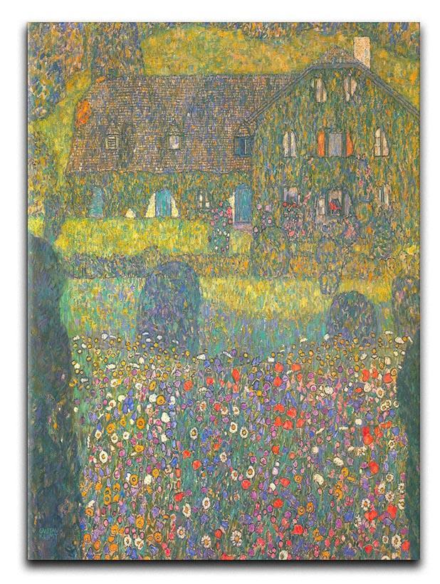 House in Attersee by Klimt Canvas Print or Poster  - Canvas Art Rocks - 1