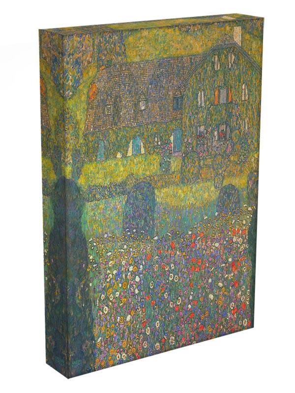 House in Attersee by Klimt Canvas Print or Poster - Canvas Art Rocks - 3