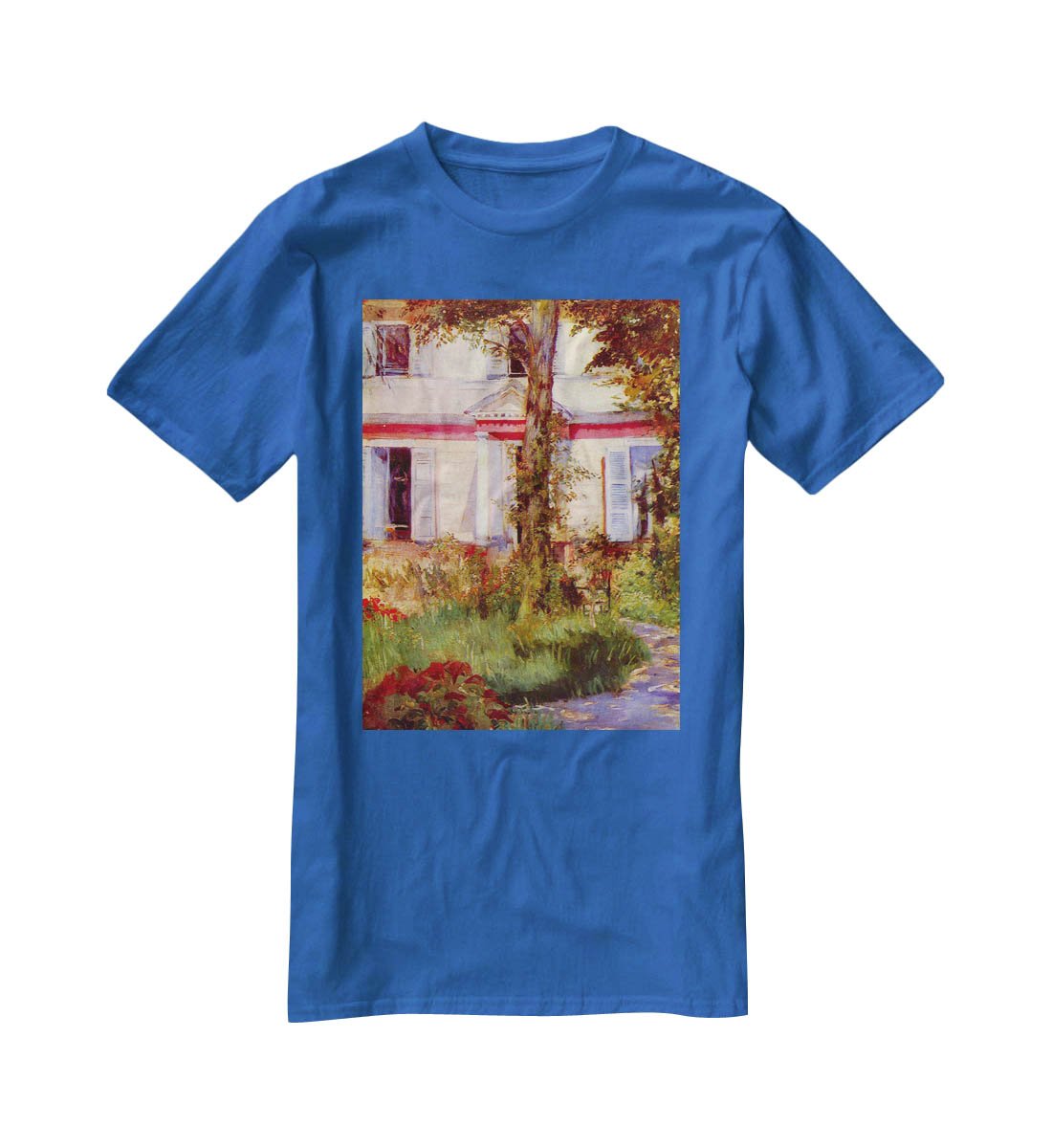 House in Rueil by Edouard Manet T-Shirt - Canvas Art Rocks - 2