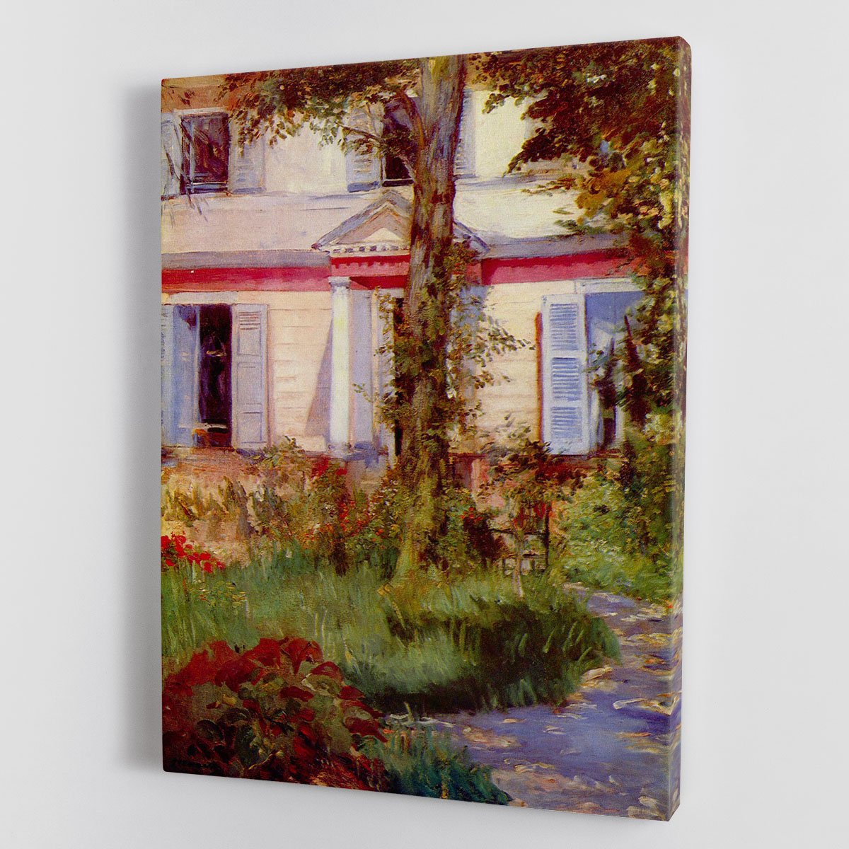 House in Rueil by Edouard Manet Canvas Print or Poster
