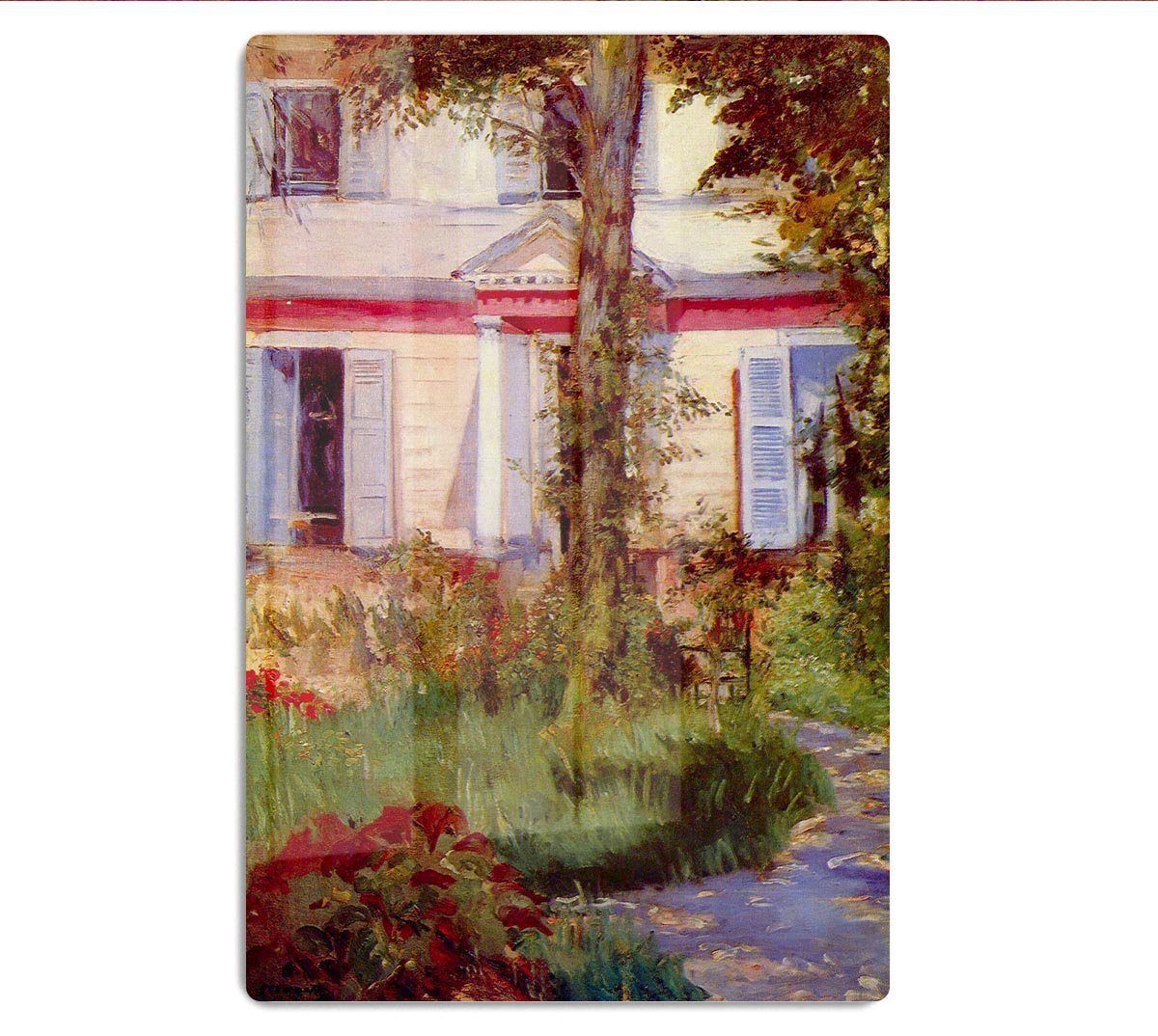 House in Rueil by Edouard Manet HD Metal Print