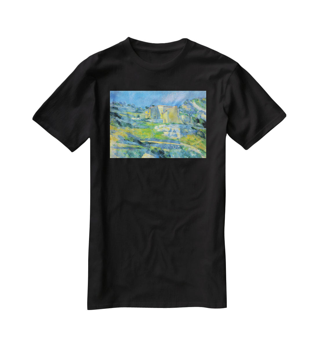 House in the Provence by Cezanne T-Shirt - Canvas Art Rocks - 1