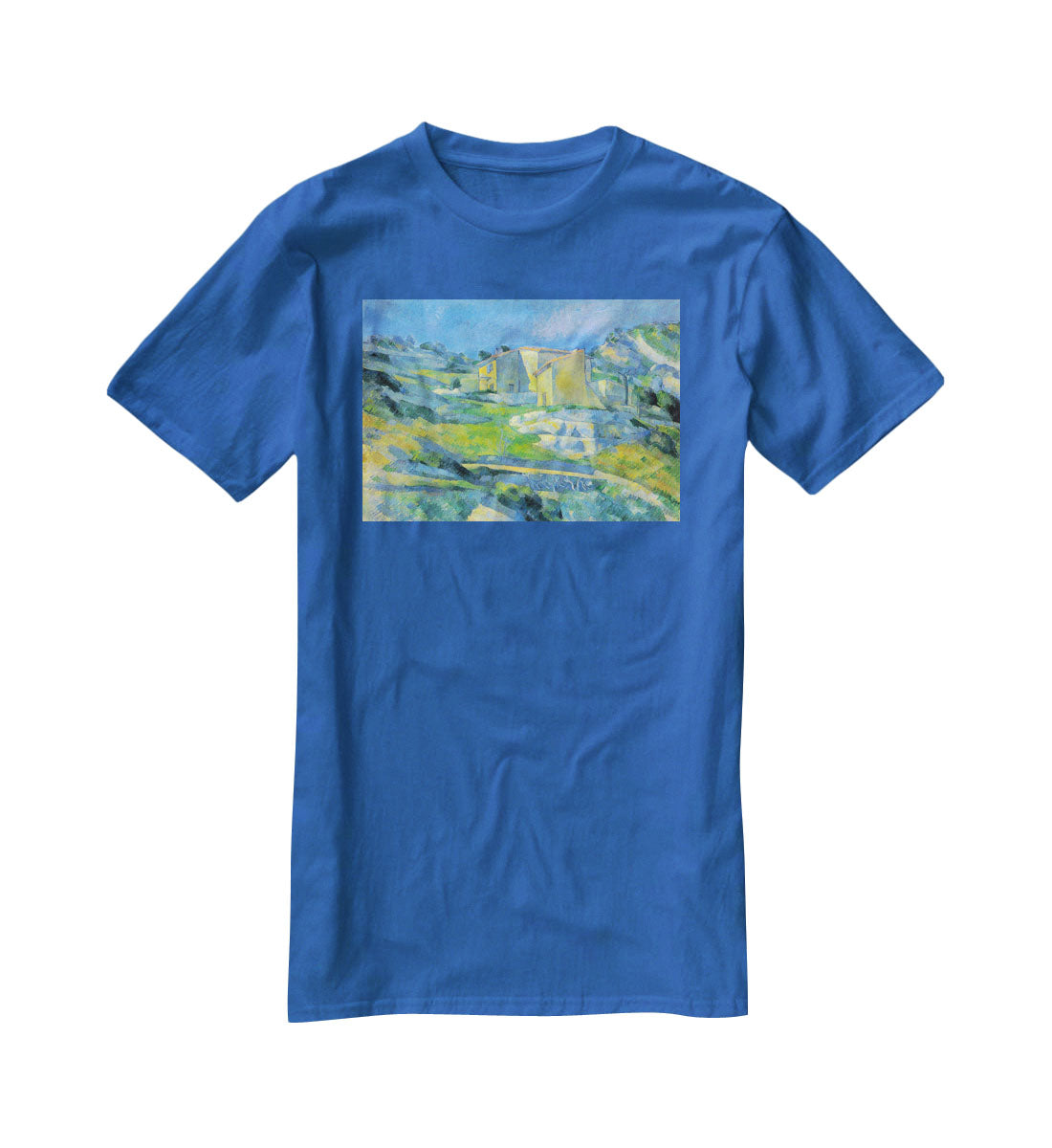 House in the Provence by Cezanne T-Shirt - Canvas Art Rocks - 2