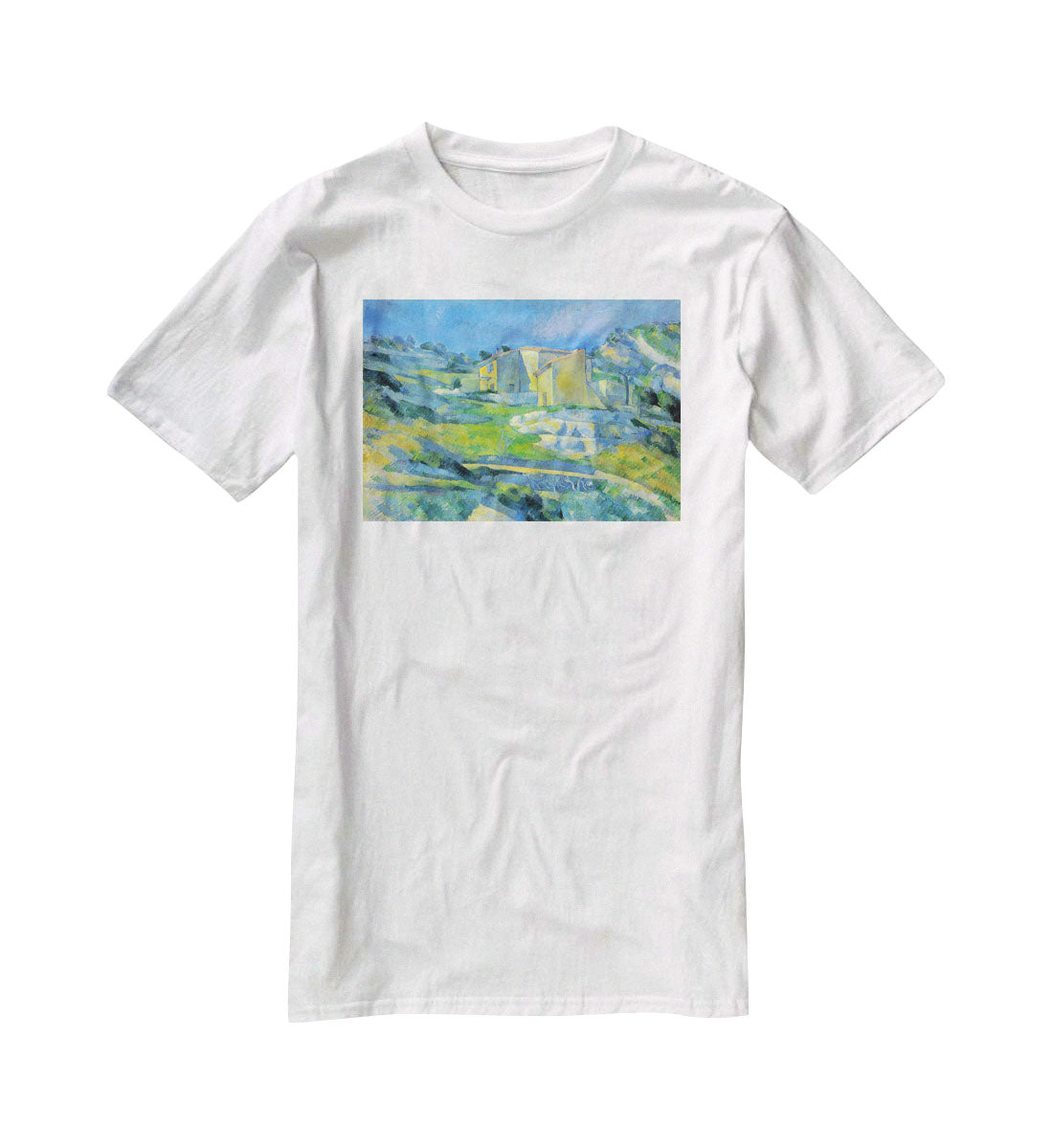 House in the Provence by Cezanne T-Shirt - Canvas Art Rocks - 5