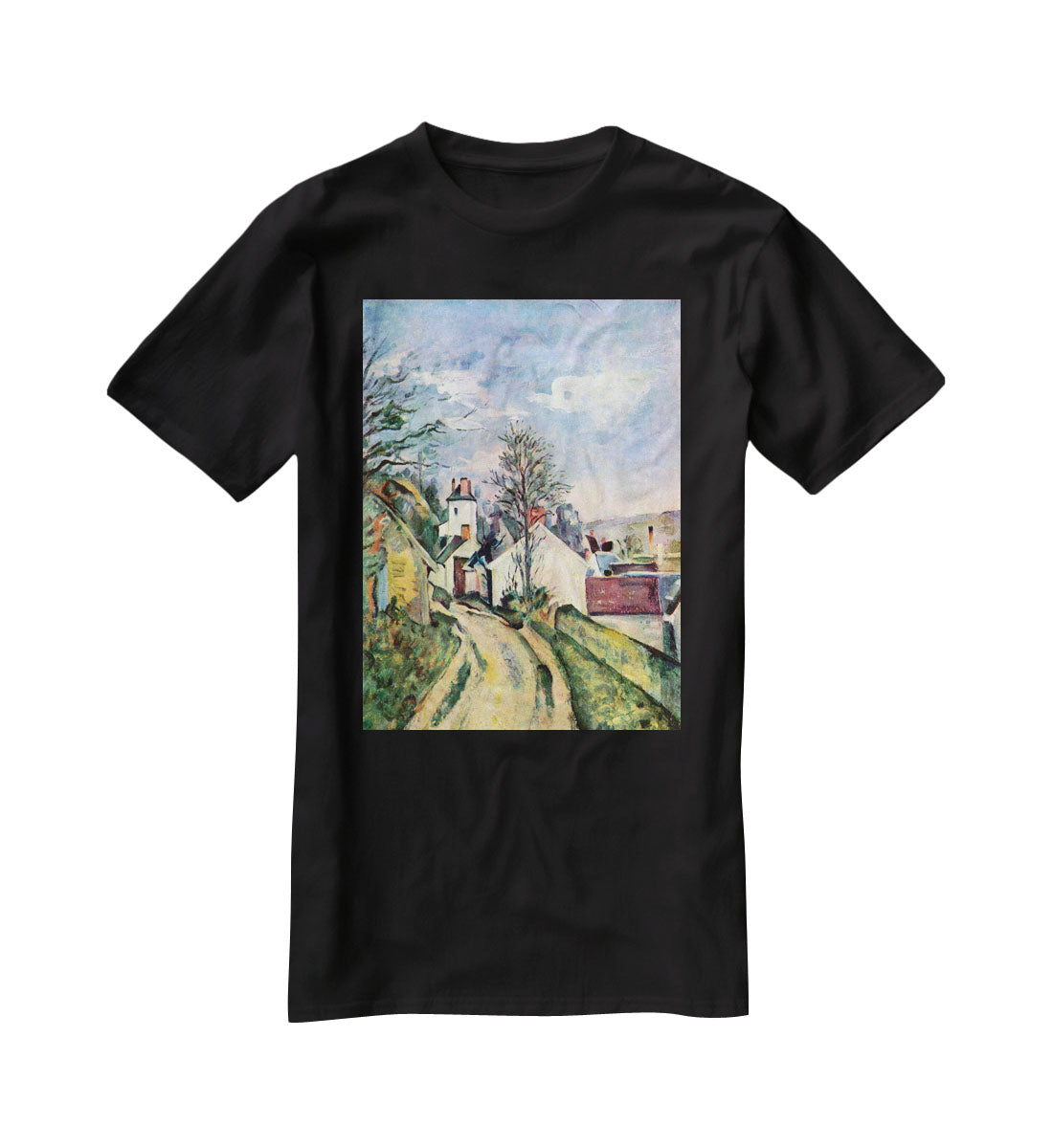 House of Dr. Gachet by Cezanne T-Shirt - Canvas Art Rocks - 1