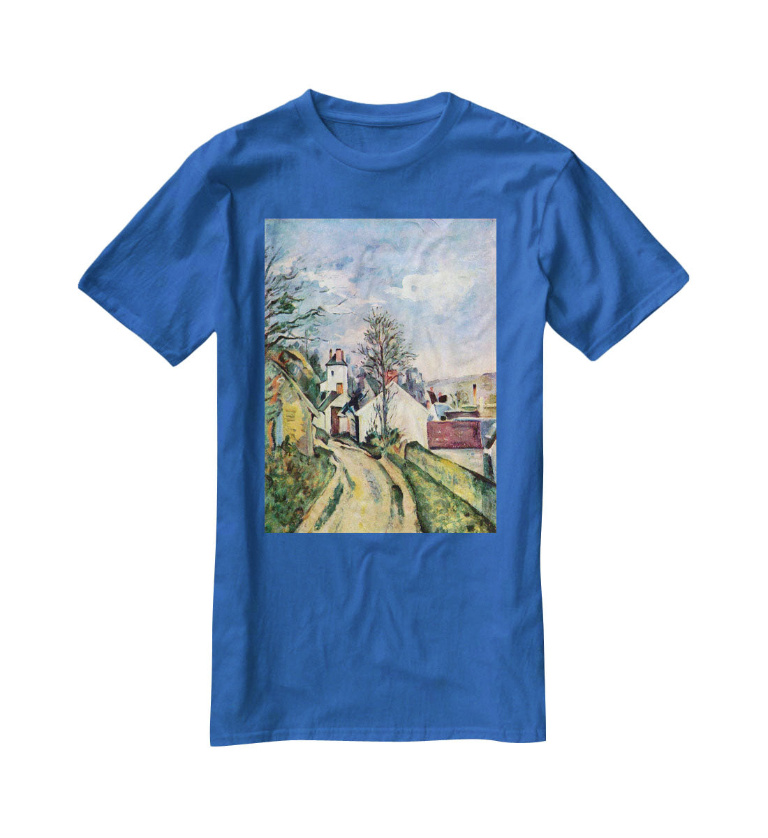 House of Dr. Gachet by Cezanne T-Shirt - Canvas Art Rocks - 2