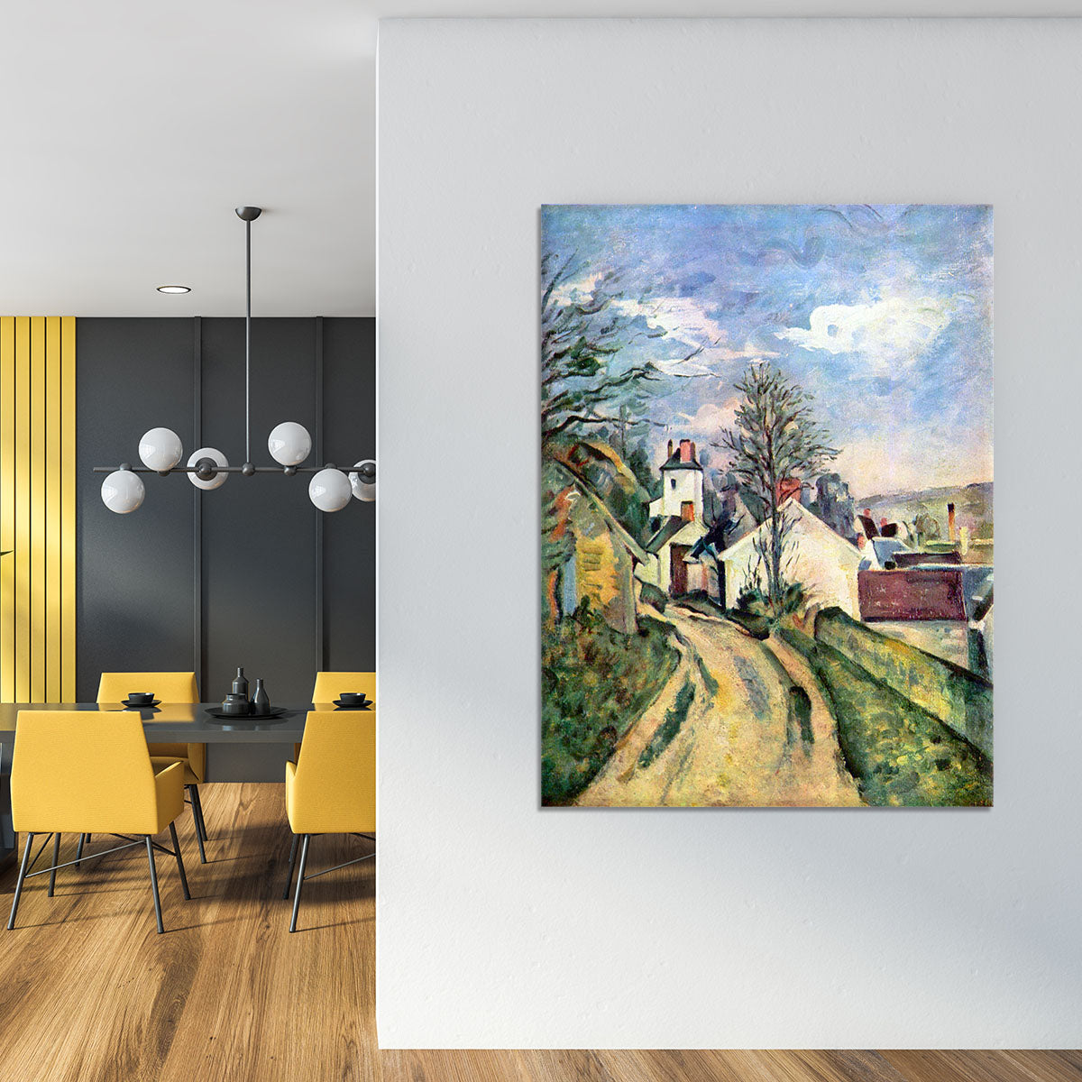 House of Dr. Gachet by Cezanne Canvas Print or Poster - Canvas Art Rocks - 4