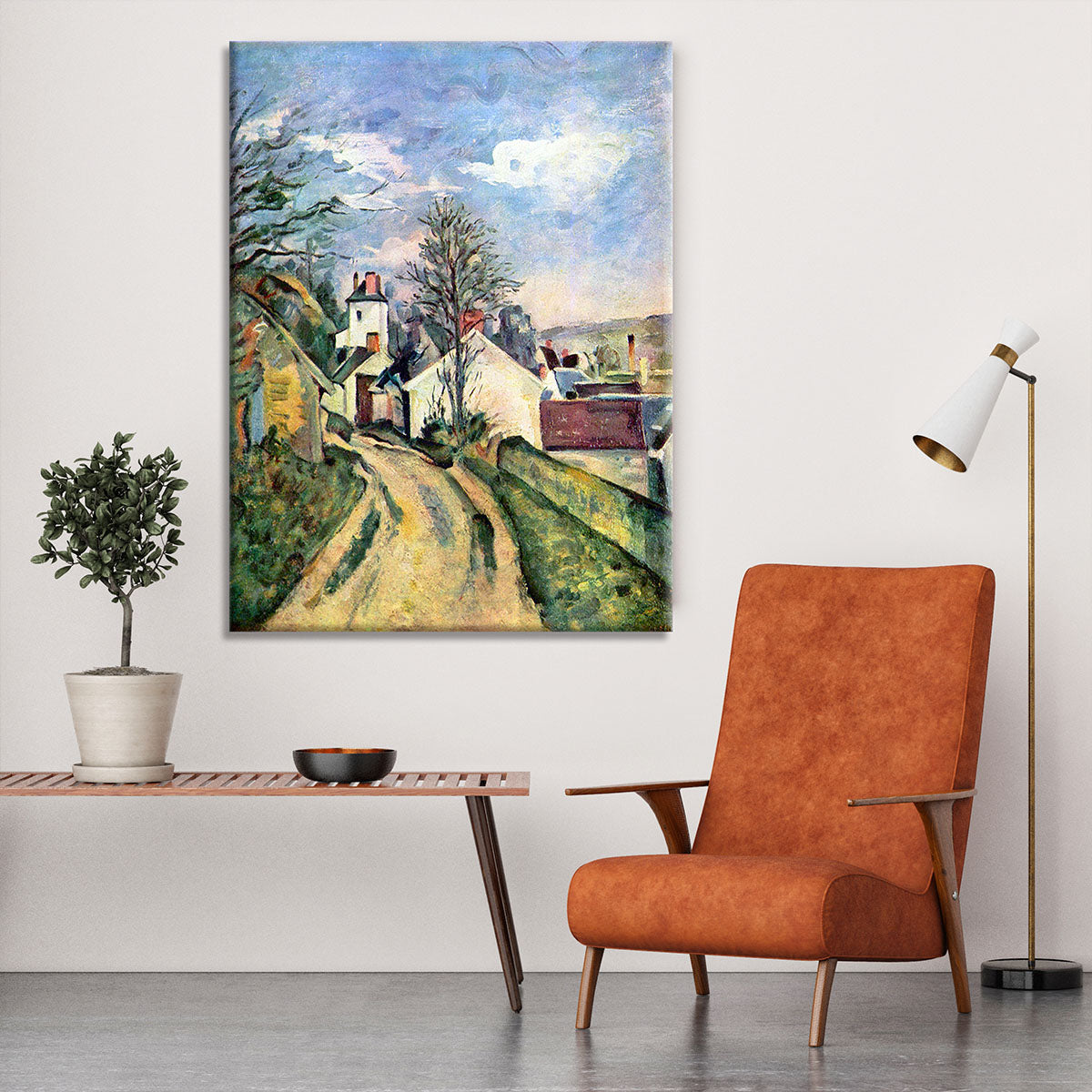 House of Dr. Gachet by Cezanne Canvas Print or Poster - Canvas Art Rocks - 6