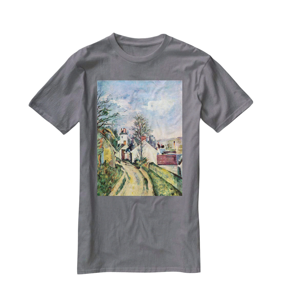 House of Dr. Gachet by Cezanne T-Shirt - Canvas Art Rocks - 3