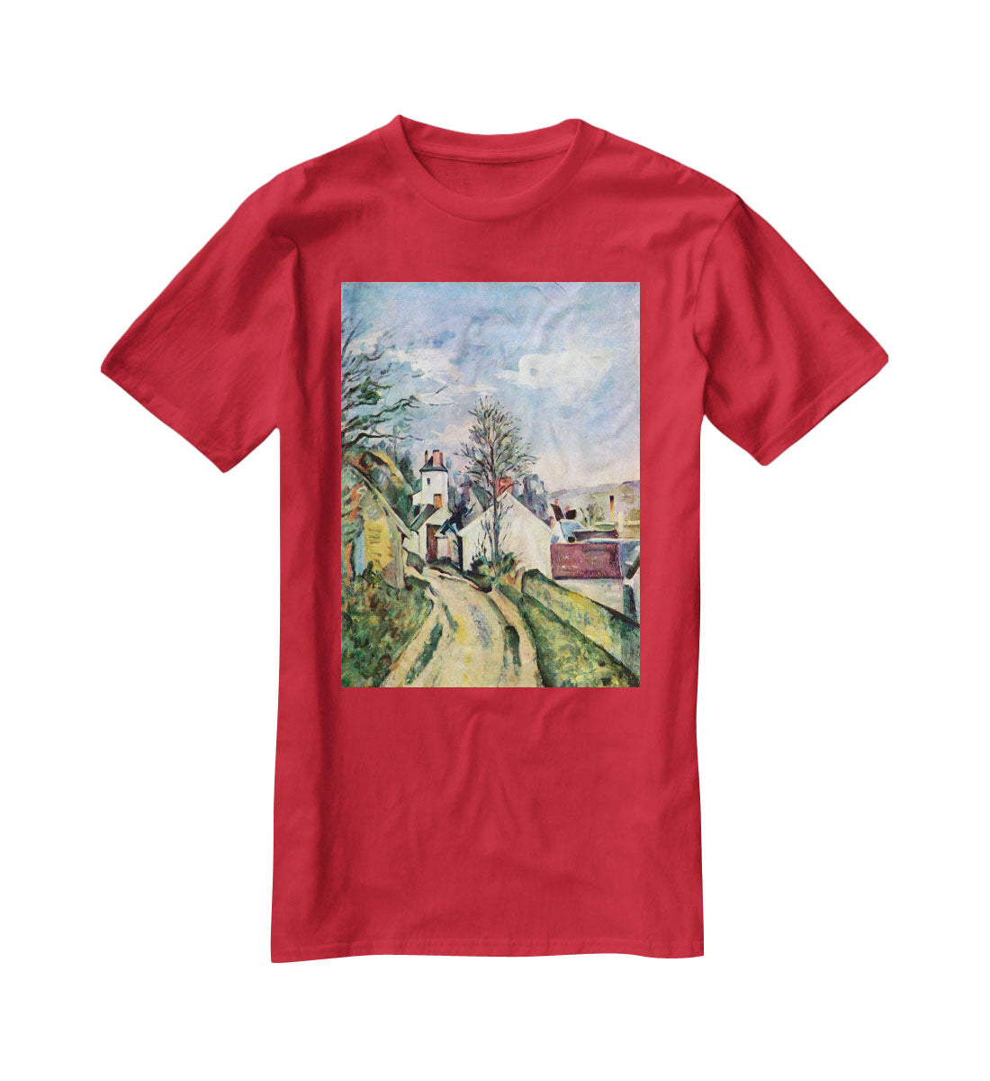 House of Dr. Gachet by Cezanne T-Shirt - Canvas Art Rocks - 4