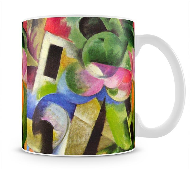 House with trees by Franz Marc Mug - Canvas Art Rocks - 1
